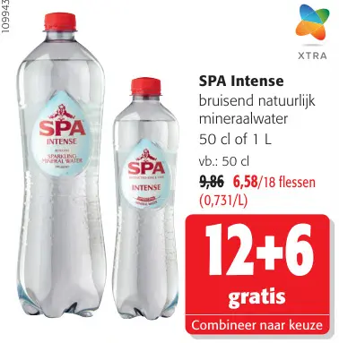 Promotie: bruisend natuurlijk mineraalwater