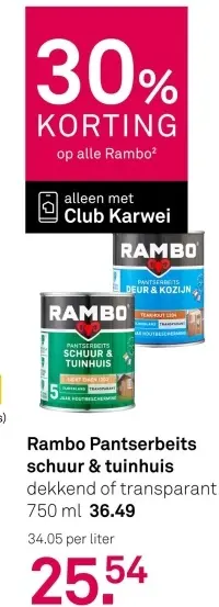 Aanbieding: Alle Rambo