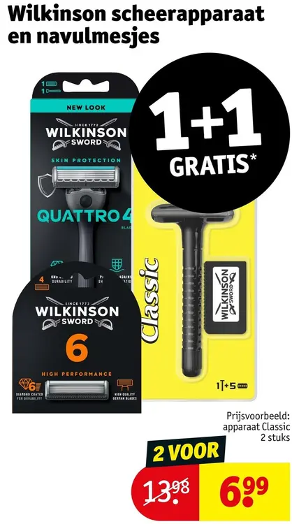 Aanbieding: Scheerapparaat en navulmesjes Classic