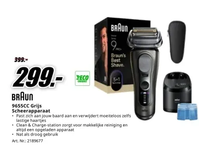Aanbieding: 9655CC Grijs Scheerapparaat