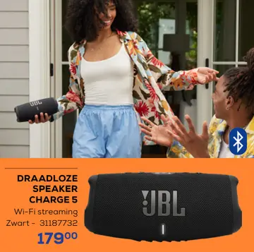 Aanbieding: DRAADLOZE SPEAKER CHARGE 5