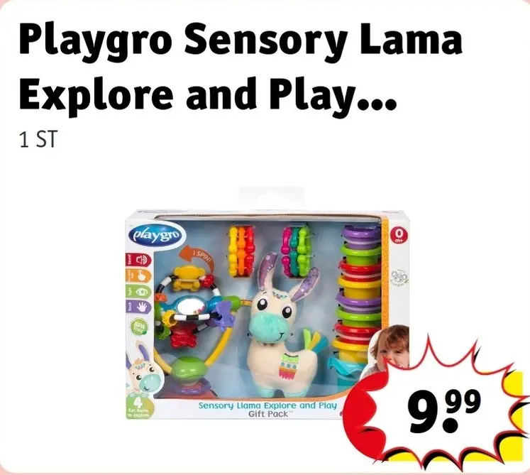 Aanbieding: Sensory Lama Explore and Play