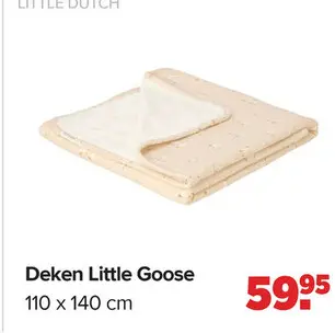 Aanbieding: Deken Little Goose