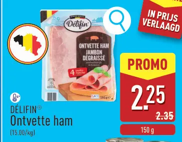 Aanbieding: Ontvette ham