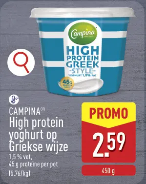 Promotie: High protein yoghurt op Griekse wijze