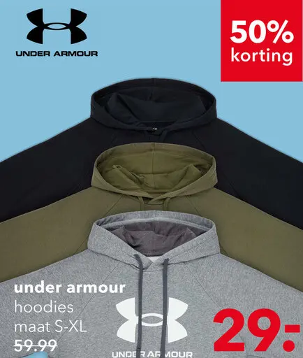 Aanbieding: Under Armor hoodies