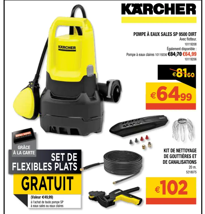 Aanbieding: Pompe à eaux sales sp 9500 dirt