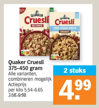 Promotie: Cruesli