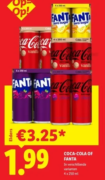 Aanbieding: Coca-cola of Fanta