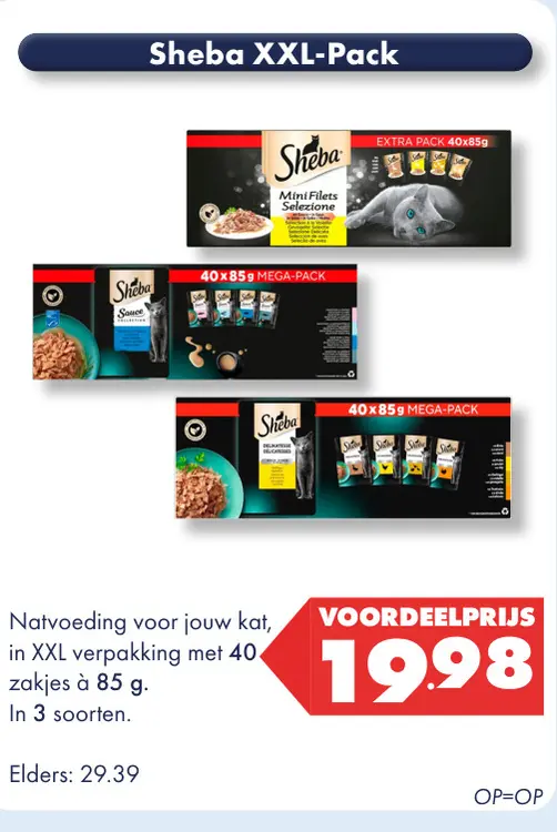 Aanbieding: Natvoeding voor jouw kat, in XXL verpakking