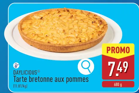 Offre: Tarte bretonne aux pommes