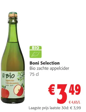 Aanbieding: Boni Selection Bio zachte appelcider