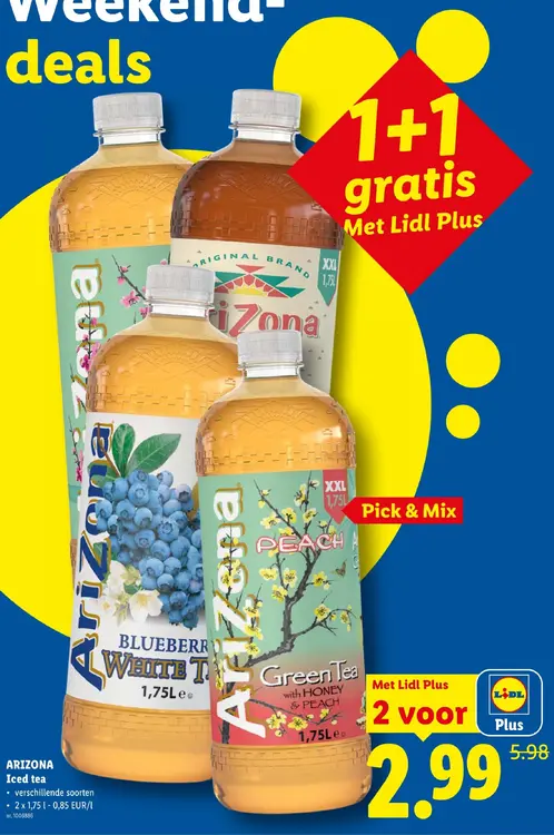 Promotie: Iced tea