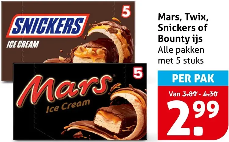 Aanbieding: Ijs