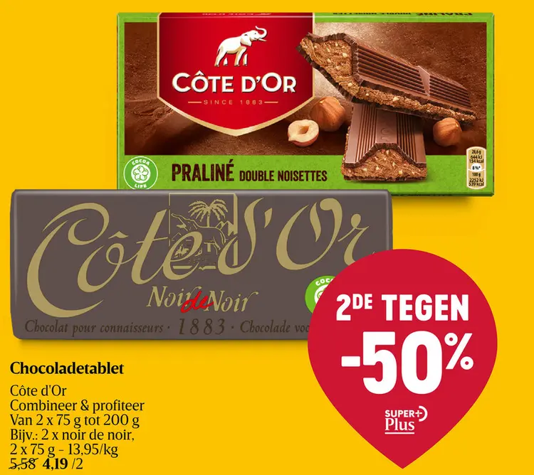 Aanbieding: Chocoladetablet