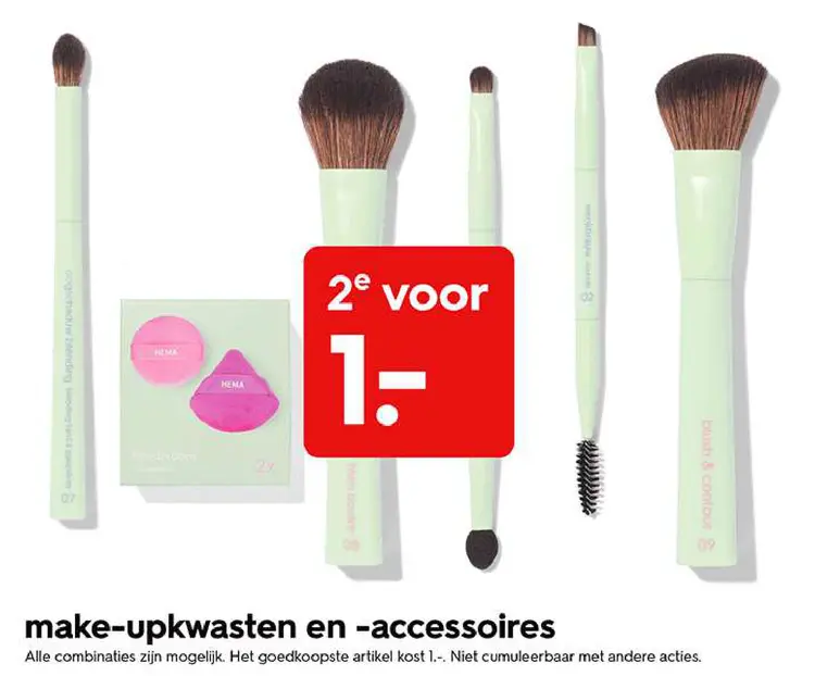 Promotie: Make-upkwasten en -accessoires