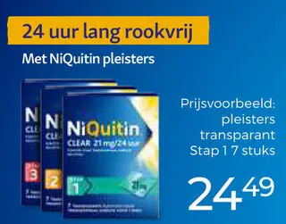 Aanbieding: NiQuitin pleisters