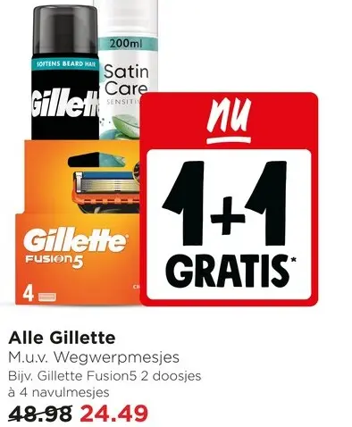 Aanbieding: Alle Gillette