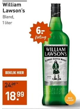Aanbieding: William Lawson's