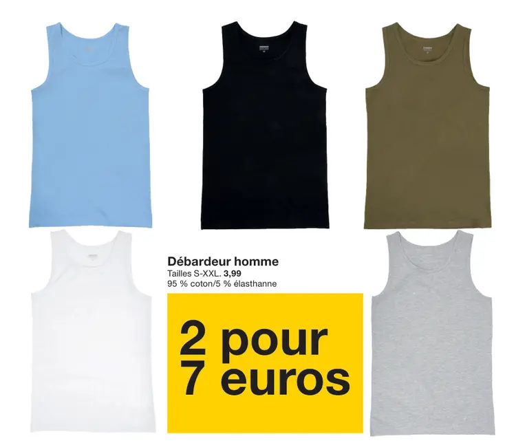 Offre: Débardeur homme