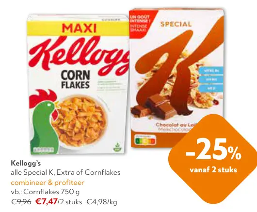 Promotie: Special K, Extra of Cornflakes