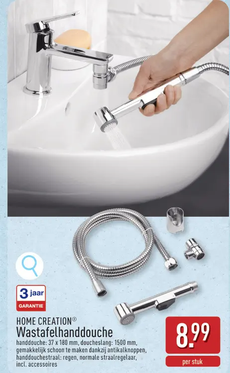 Promotie: Wastafelhanddouche