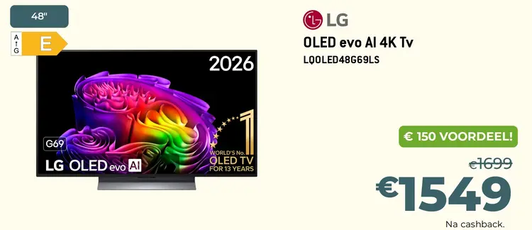 Promotie: OLED evo AI 4K Tv
