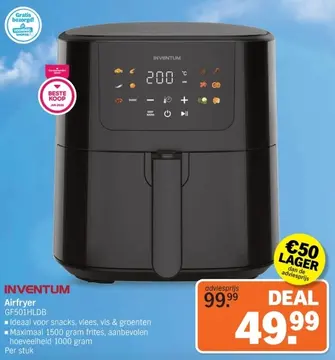Aanbieding: Airfryer GF501HLDB