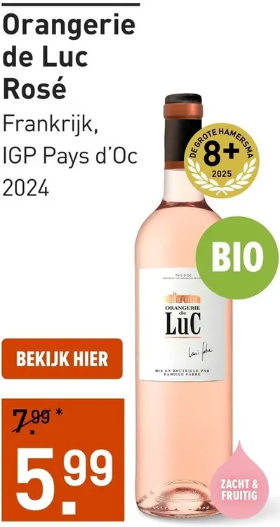 Aanbieding: Orangerie de Luc Rosé