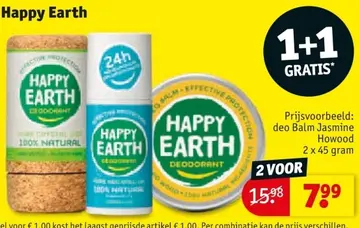 Aanbieding: Happy Earth Deodorant