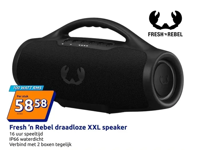 Aanbieding: Fresh 'n Rebel draadloze XXL speaker