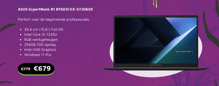 Aanbieding: ASUS ExpertBook B1 B1503CVA-S72065X