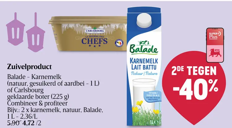 Promotie: Karnemelk of geklaarde boter