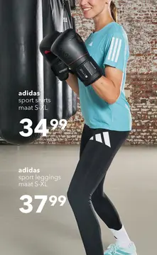 Aanbieding: Adidas Train Essentials Big Logo dames sportlegging zwart