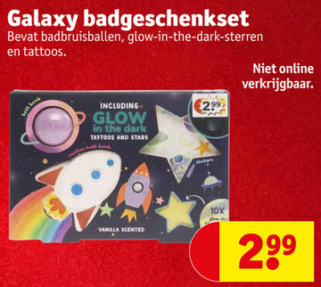 Aanbieding: Galaxy badgeschenkset