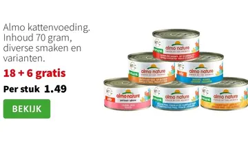 Aanbieding: Almo kattenvoeding