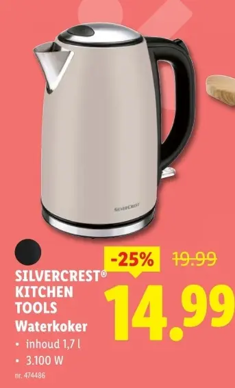 Promotie: Waterkoker