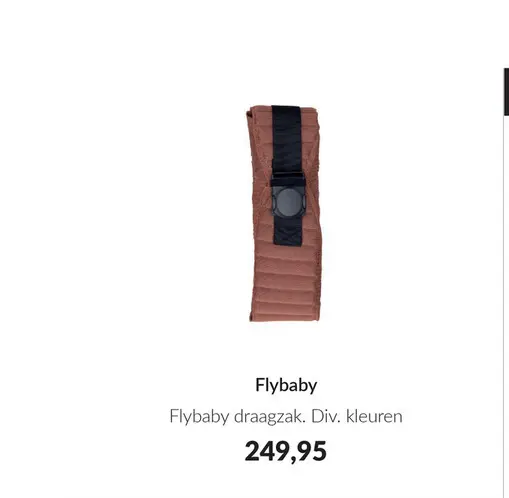 Aanbieding: Flybaby draagzak