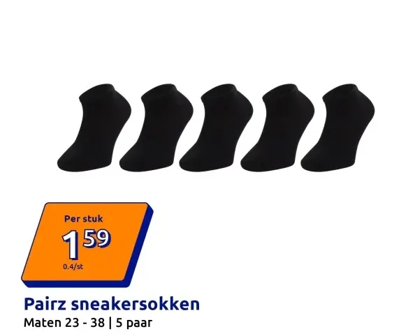 Aanbieding: sneakersokken