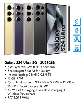 Aanbieding: Galaxy S24 Ultra 5G - SUS928B