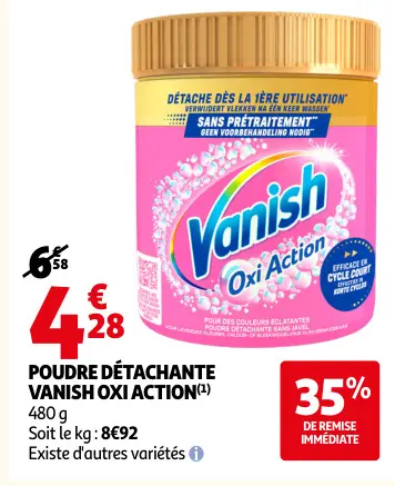 Promotie: Poudre détachante Vanish oxi action