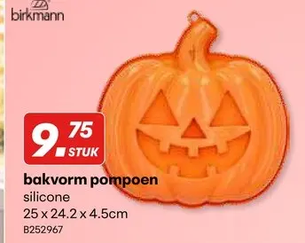 Promotie: bakvorm pompoen