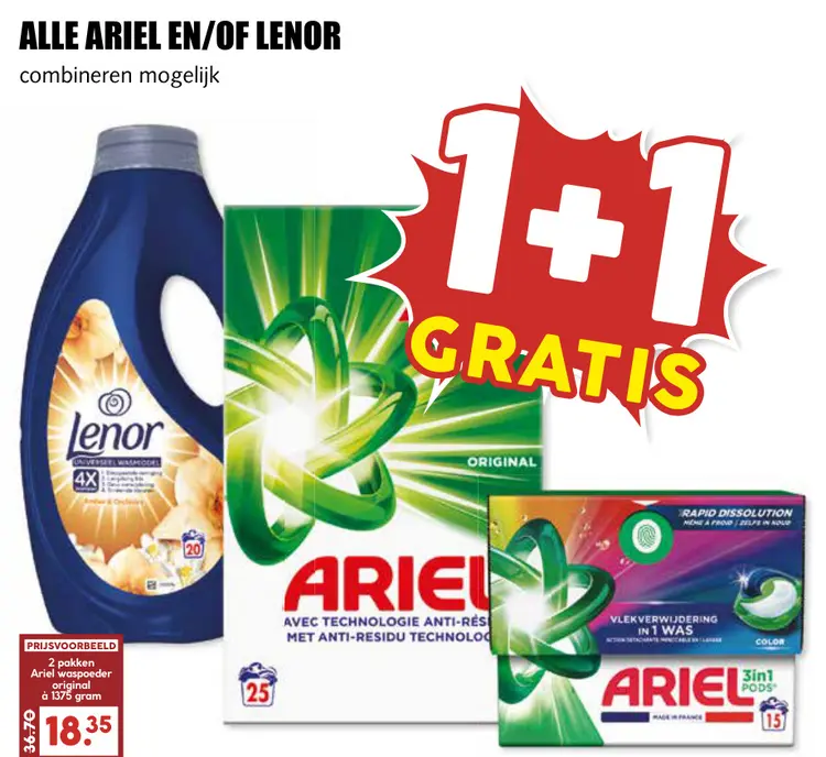 Aanbieding: Ariel waspoeder original