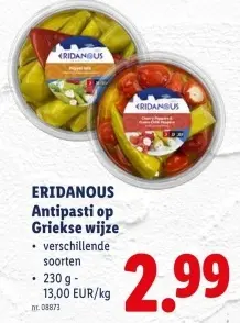 Promotie: Antipasti op Griekse wijze
