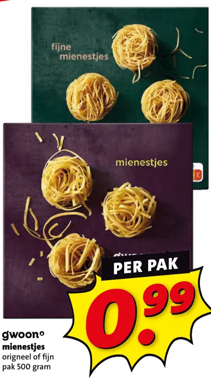Aanbieding: Mienestjes