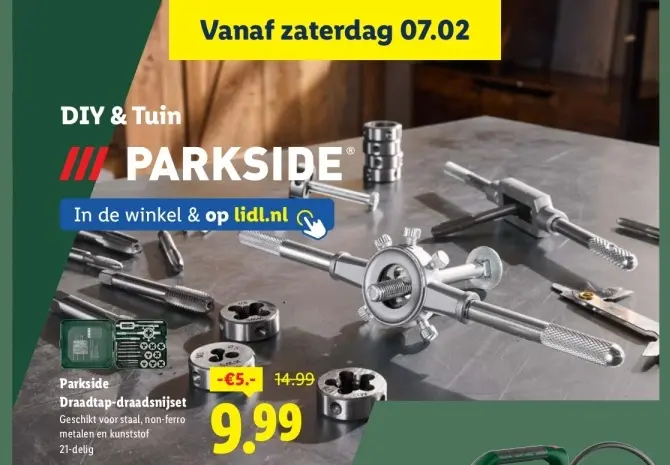 Aanbieding: Draadtap-draadsnijset