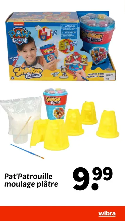 Offre: Pat'Patrouille moulage plâtre