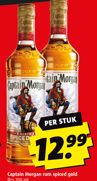 Aanbieding: Captain Morgan rum spiced gold