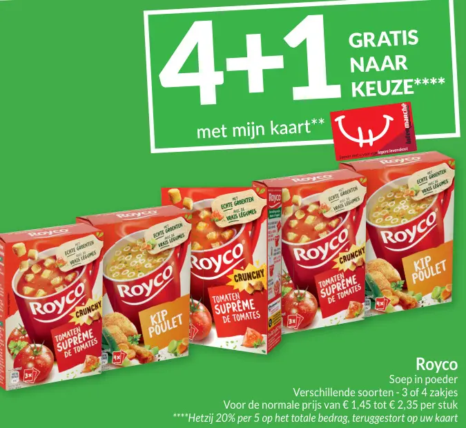 Aanbieding: Soep in poeder