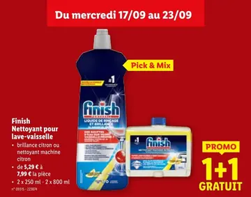 Offre: Nettoyant pour lave-vaisselle